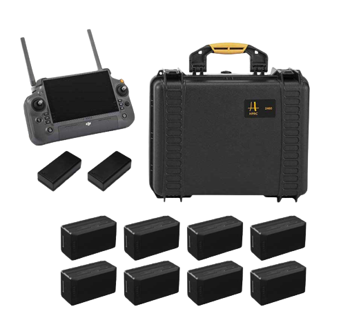 Valise HPRC2460 pour radio DJI RC Plus et batteries TB30 et WB37 - HPRC Sparte robotics